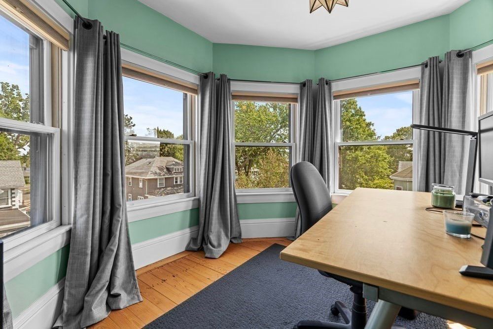 Home Office, Interior, Wood Texture Flooring