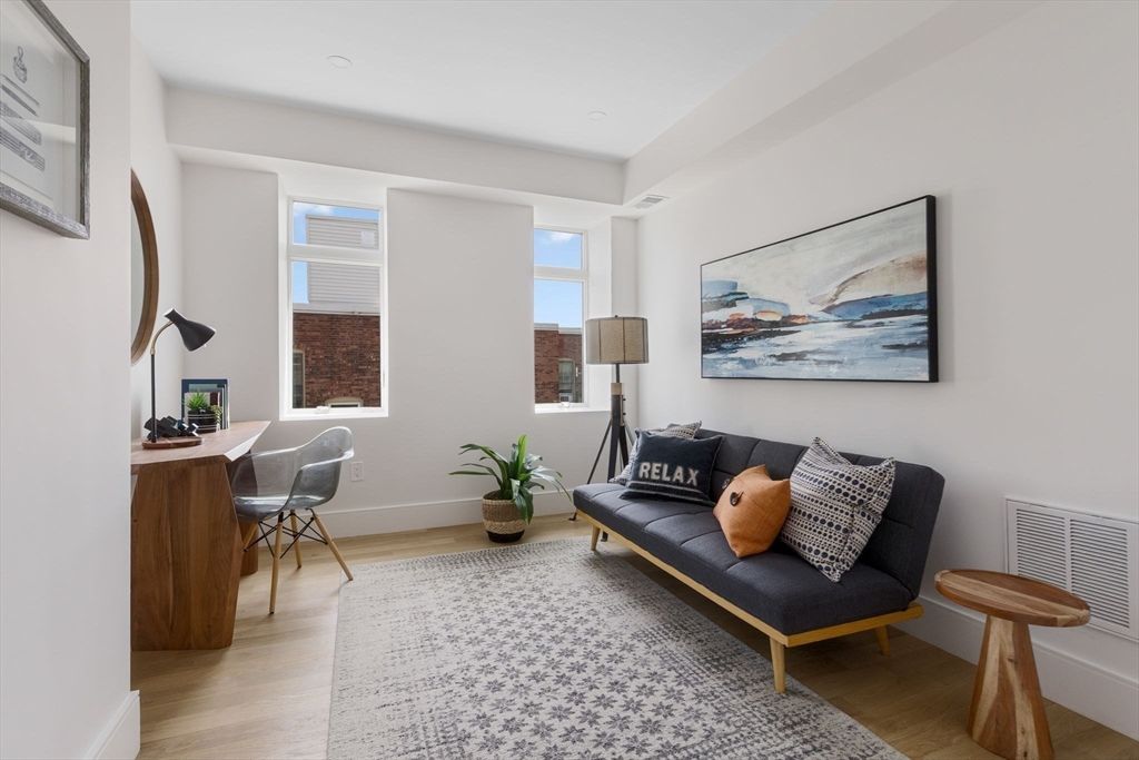 Home Office, Interior, Wood Texture Flooring