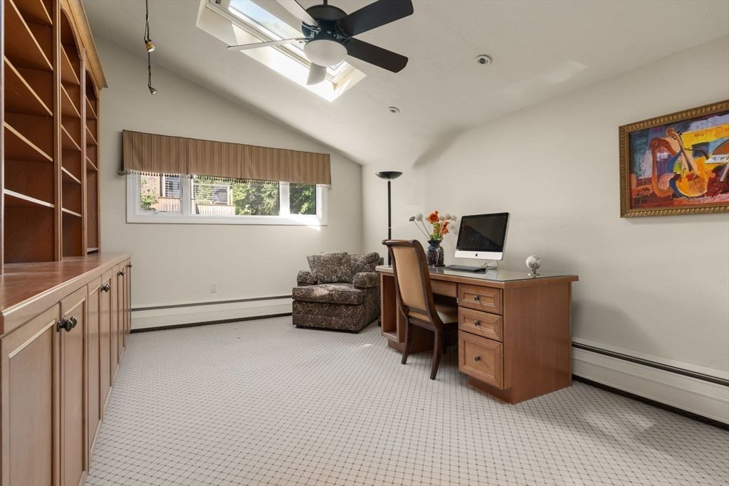 Home Office, Interior, Recessed Lighting