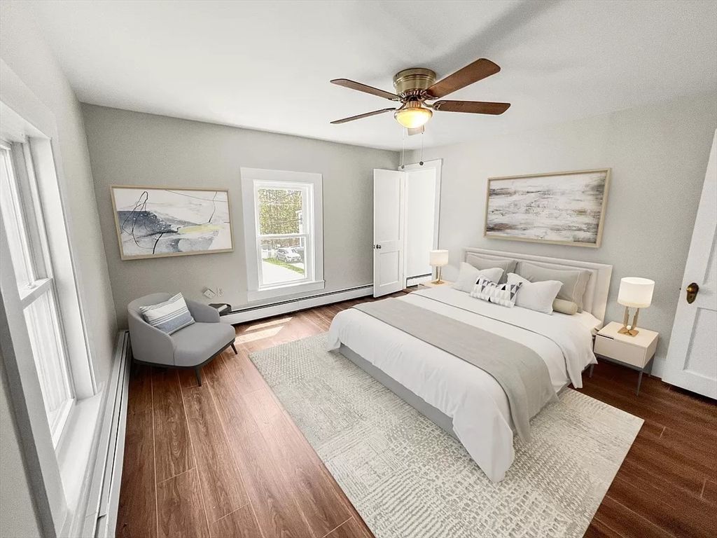 Bedroom, Interior, Wood Texture Flooring