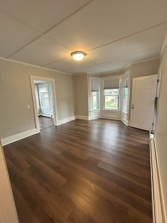 Empty room, Interior, Wood Texture Flooring