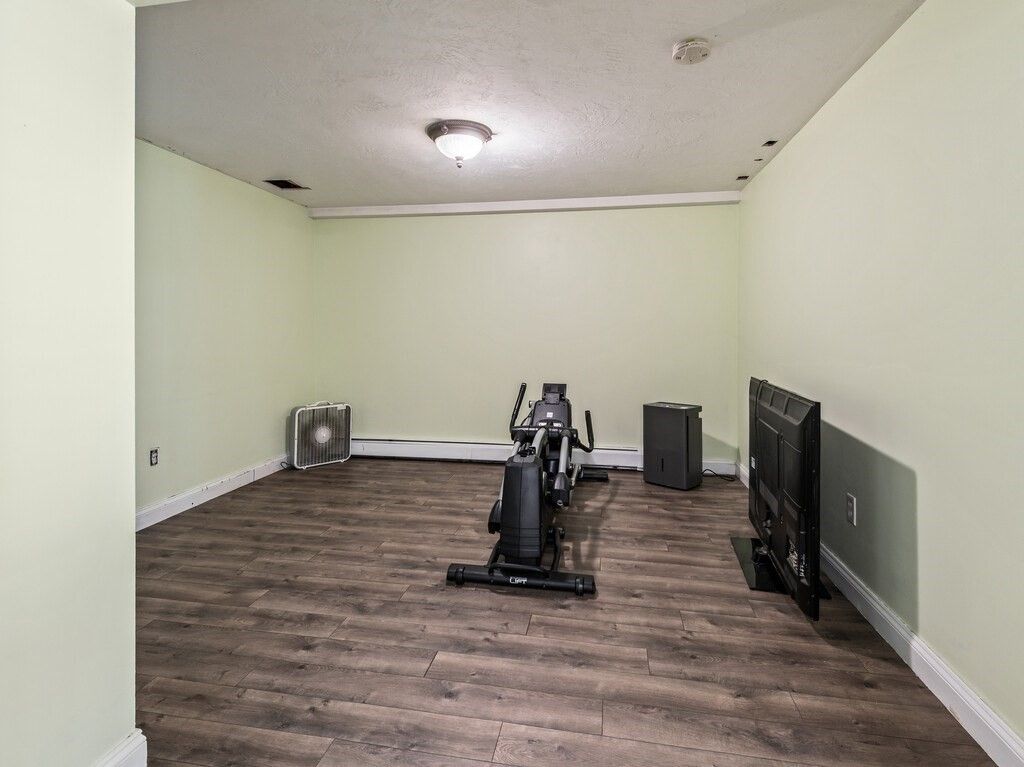 Fitness Equipment, Interior, Wood Texture Flooring