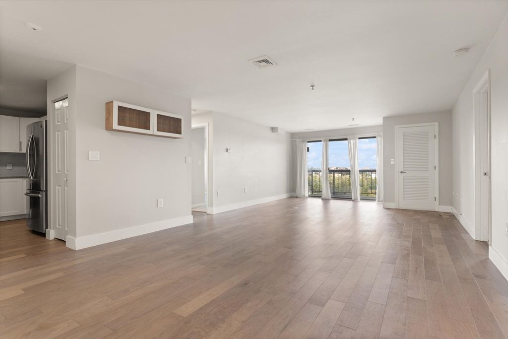Empty room, Interior, Kitchen, Wood Texture Flooring