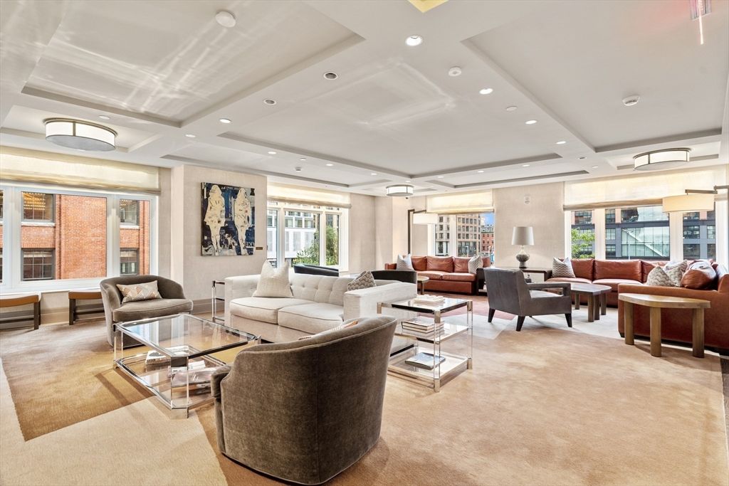 Interior, Living room, Recessed Lighting