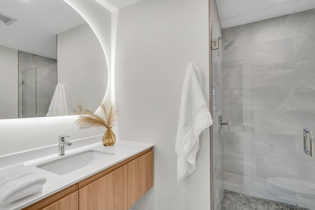 Bathroom, Glass Shower, Interior