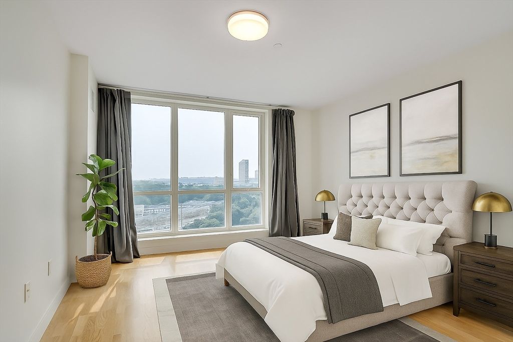 Bedroom, Interior, Water, Wood Texture Flooring