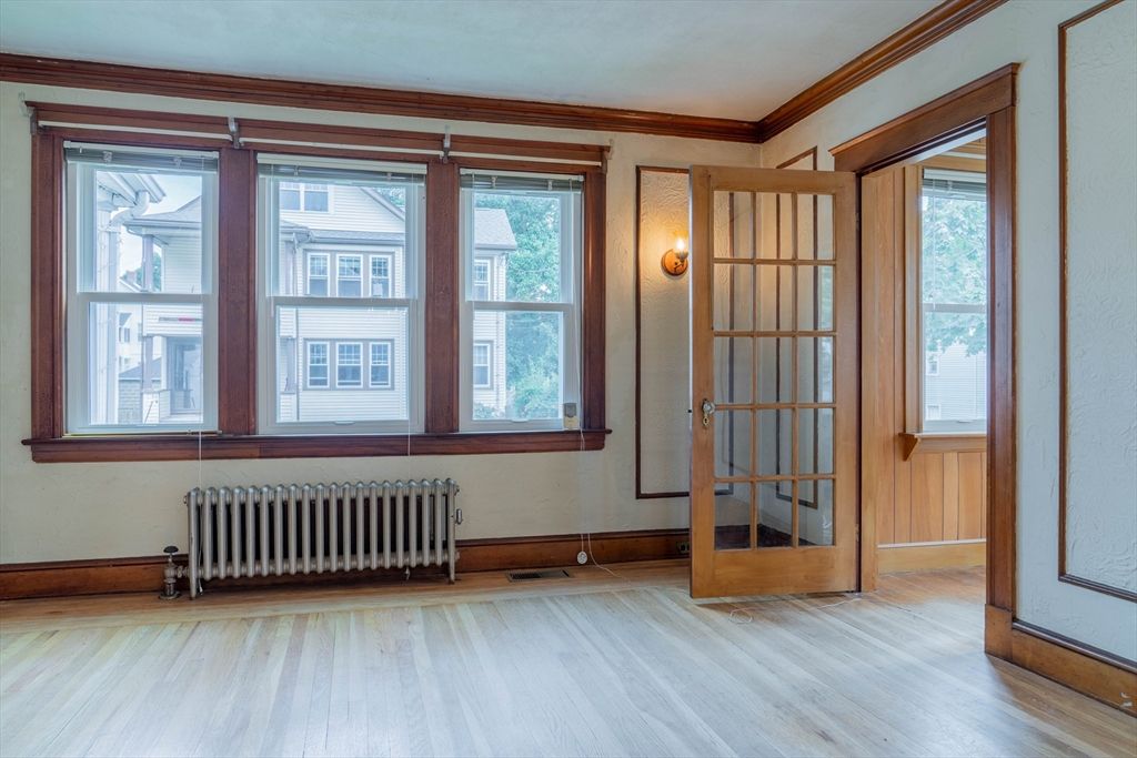 Empty room, Interior, Wood Texture Flooring