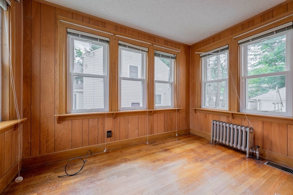 Empty room, Interior, Wood Texture Flooring, Wooden Walls