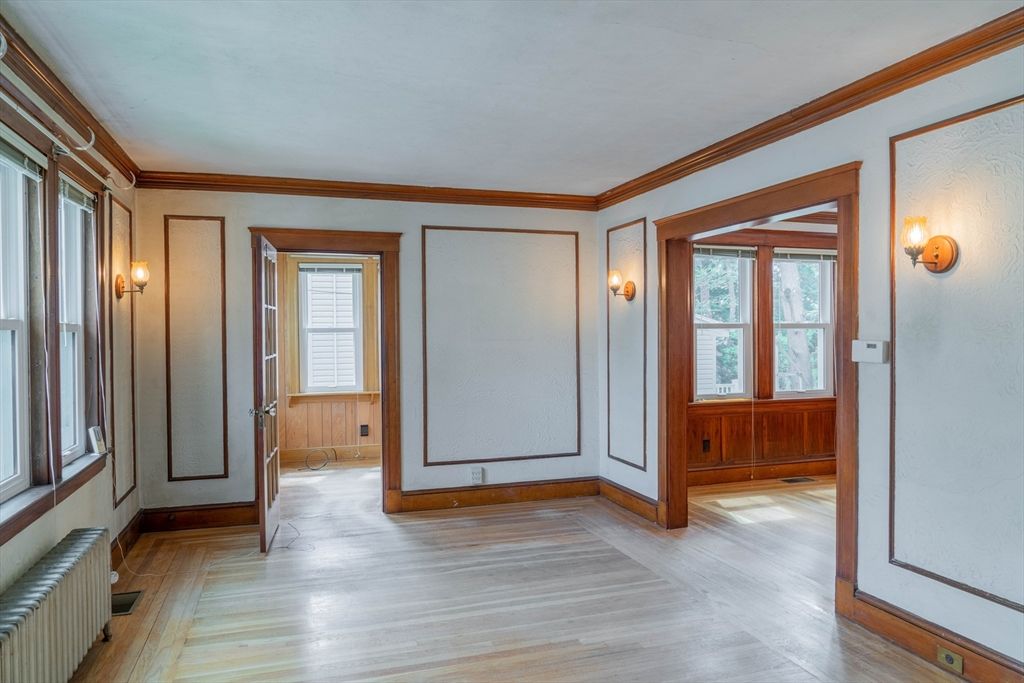 Empty room, Interior, Wood Texture Flooring