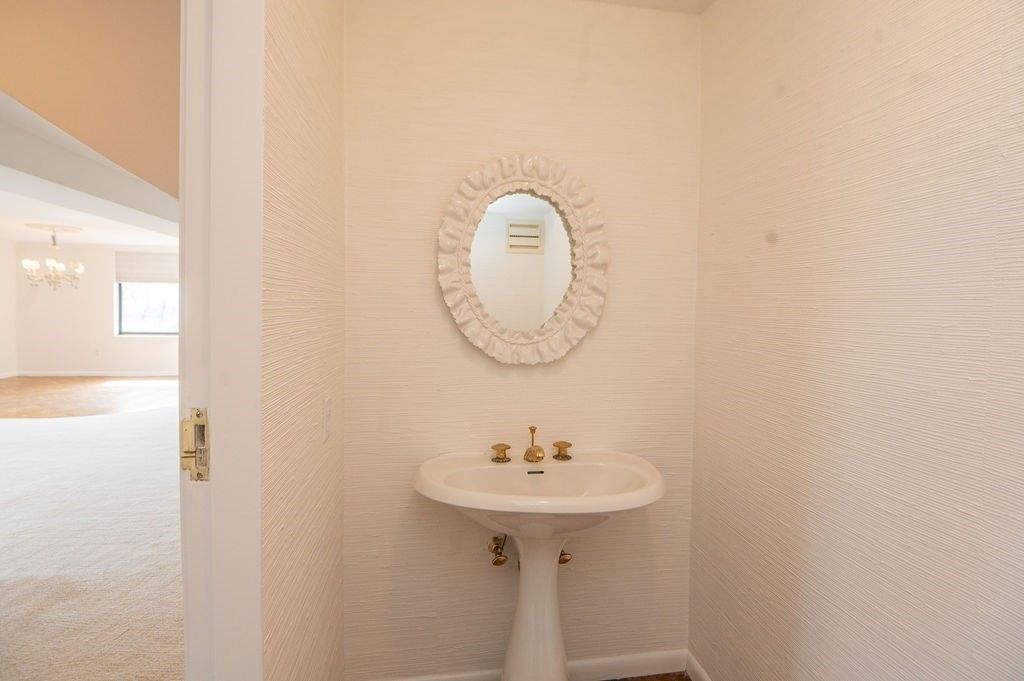 Bathroom, Chandelier, Interior
