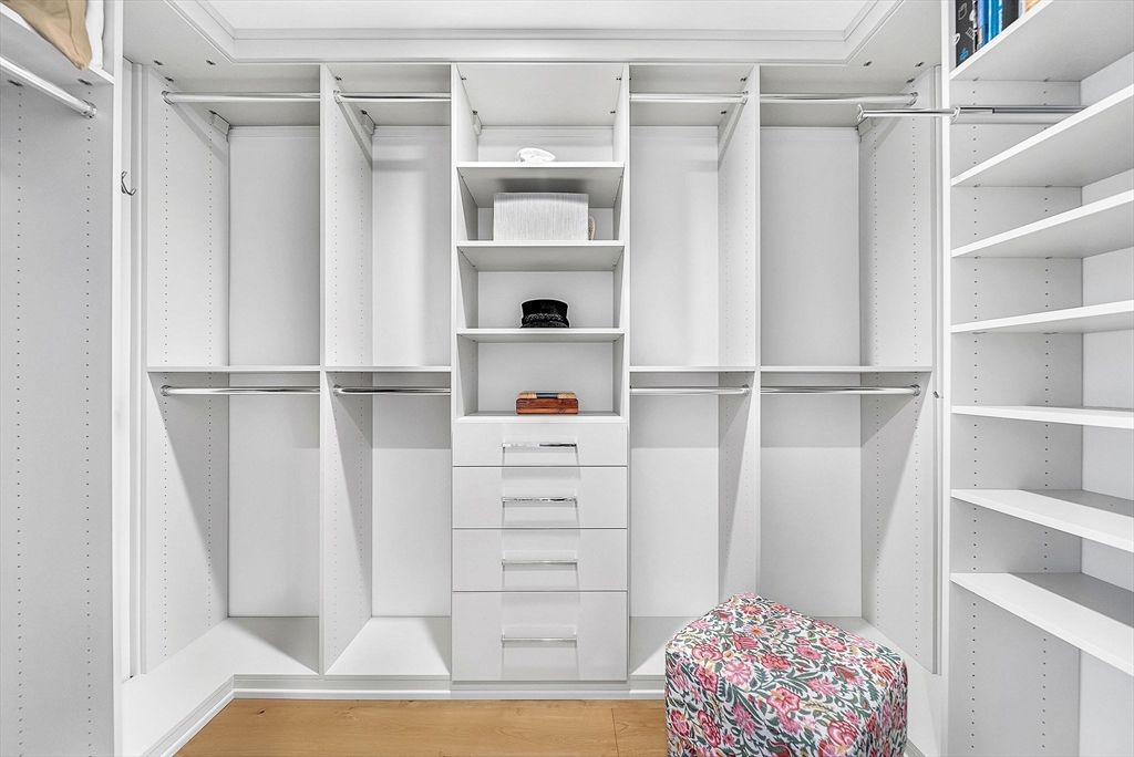 Interior, Walk-in Closets, Wood Texture Flooring