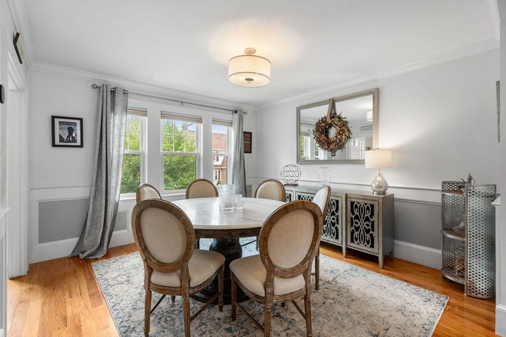 Dining room, Interior, Wood Texture Flooring