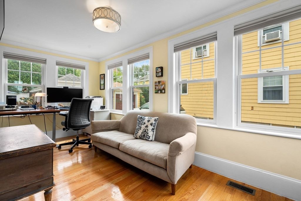 Home Office, Interior, Wood Texture Flooring