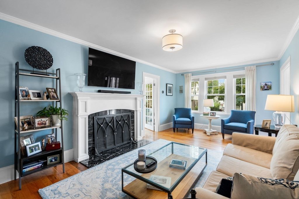 Fireplace, Interior, Living room, Wood Texture Flooring