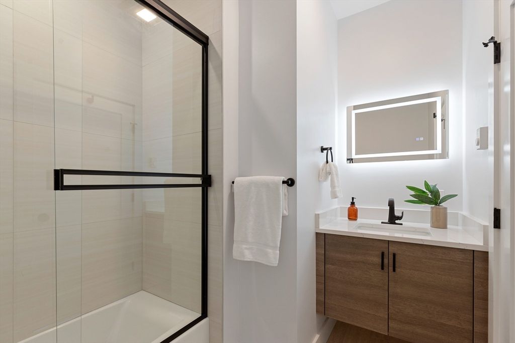 Bathroom, Glass Shower, Interior