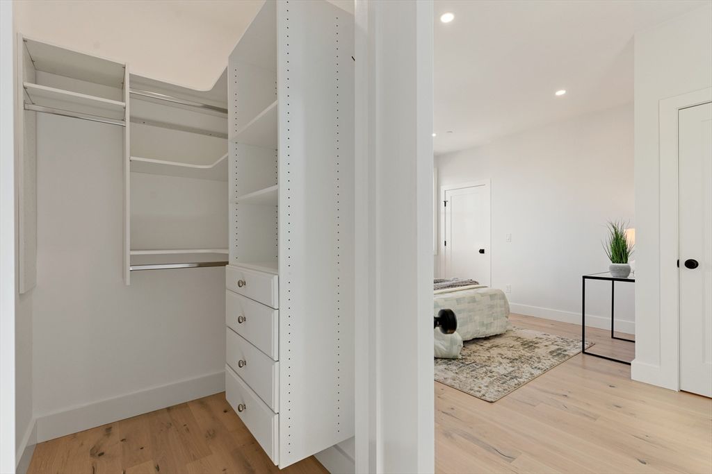 Interior, Recessed Lighting, Walk-in Closets, Wood Texture Flooring