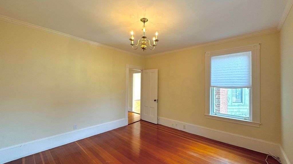 Chandelier, Empty room, Interior, Wood Texture Flooring