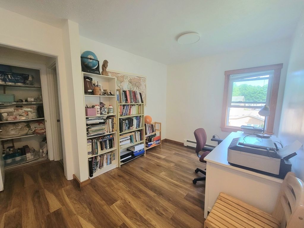 Home Office, Interior, Wood Texture Flooring