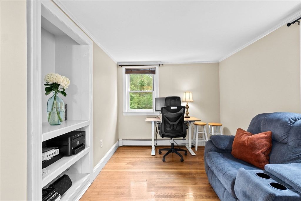 Home Office, Interior, Wood Texture Flooring