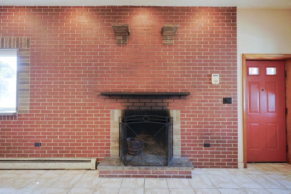 Fireplace, Interior, Stone Walls