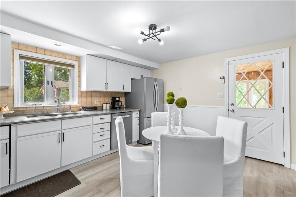 Dining room, Interior, Kitchen, Wood Texture Flooring