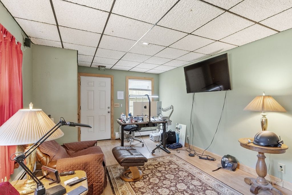 Home Office, Interior, Wood Texture Flooring