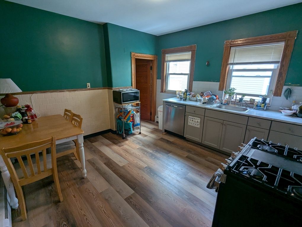 Dining room, Interior, Kitchen, Wood Texture Flooring