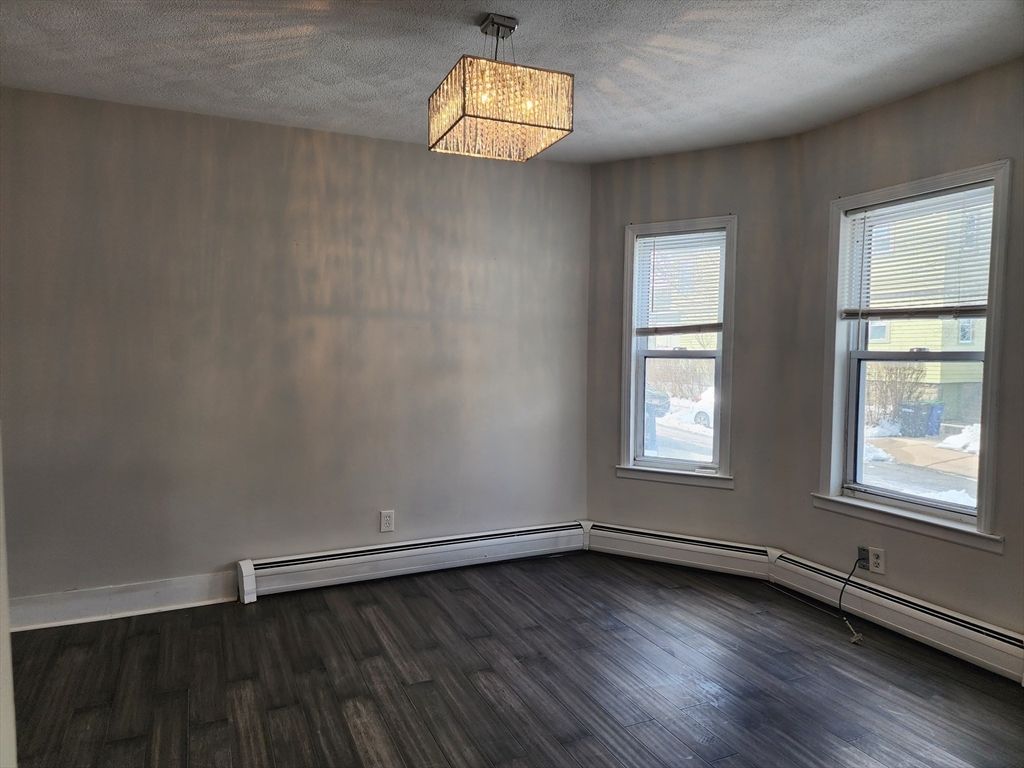Chandelier, Empty room, Interior, Wood Texture Flooring