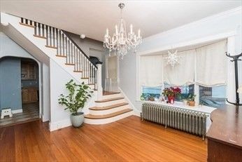 Chandelier, Interior, Wood Texture Flooring