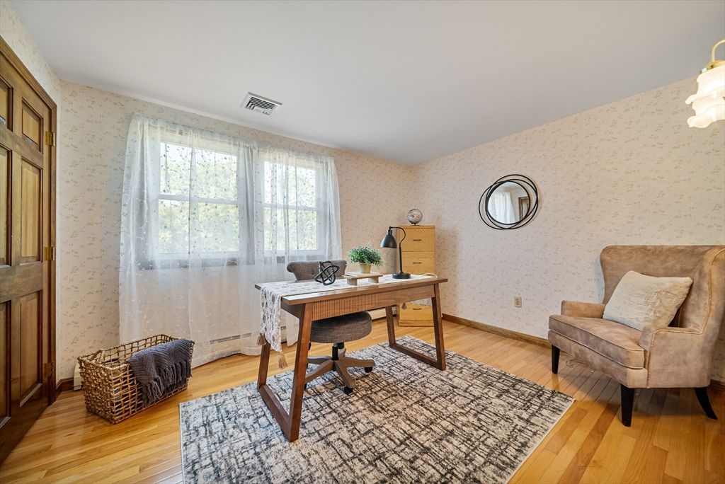 Home Office, Interior, Wood Texture Flooring