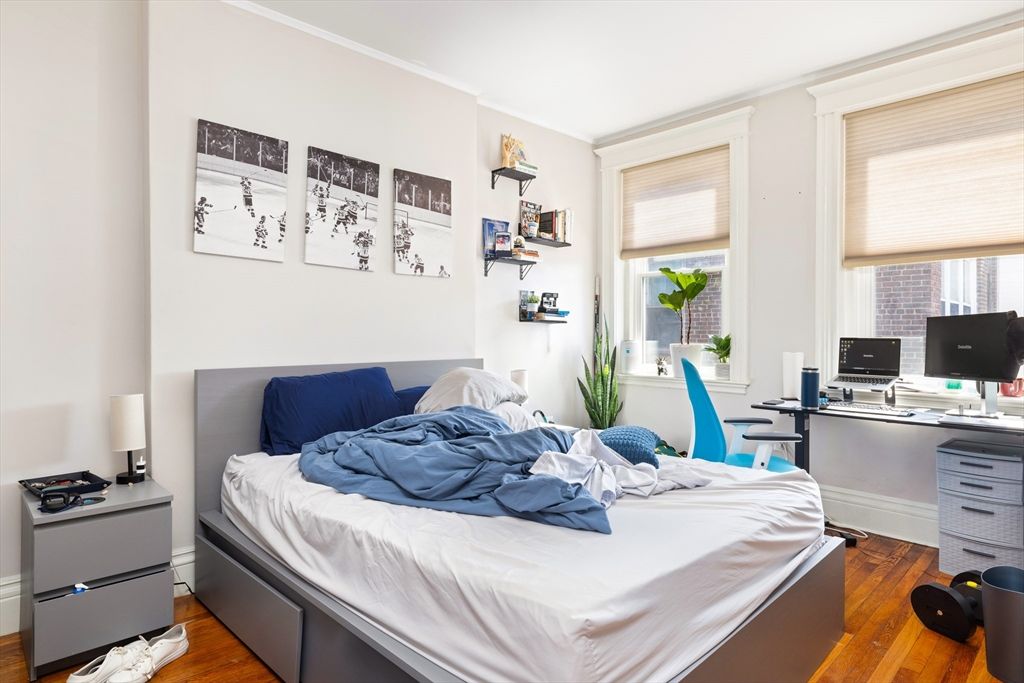 Bedroom, Home Office, Interior, Wood Texture Flooring