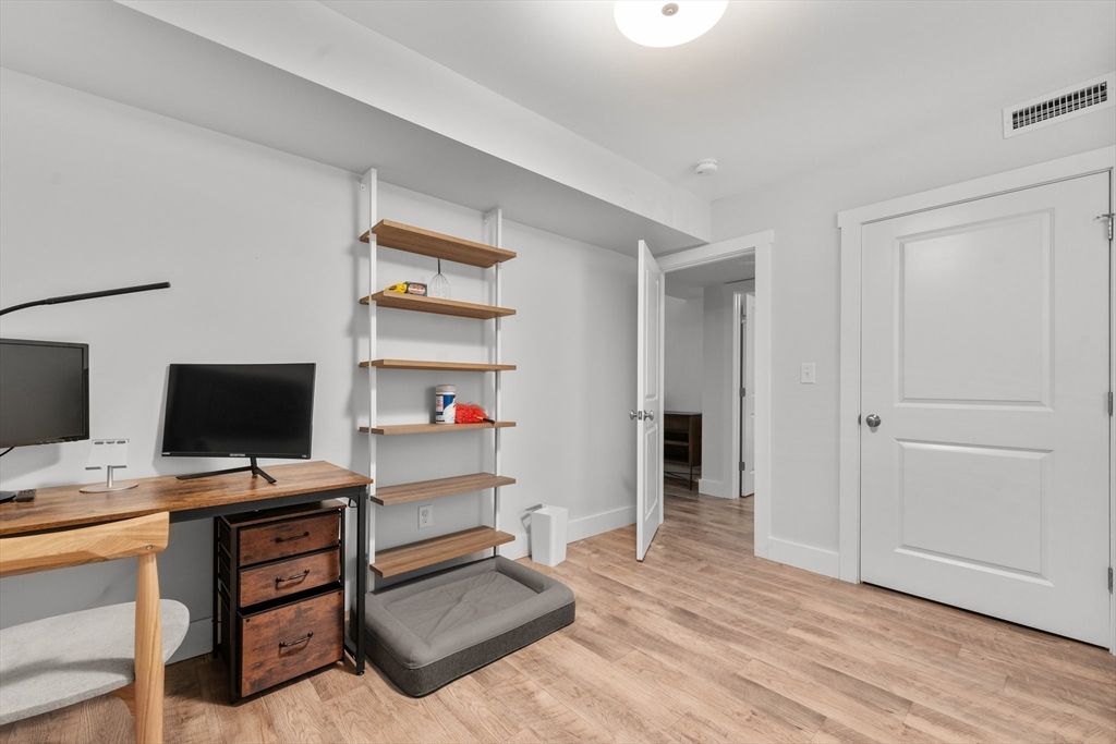 Home Office, Interior, Wood Texture Flooring