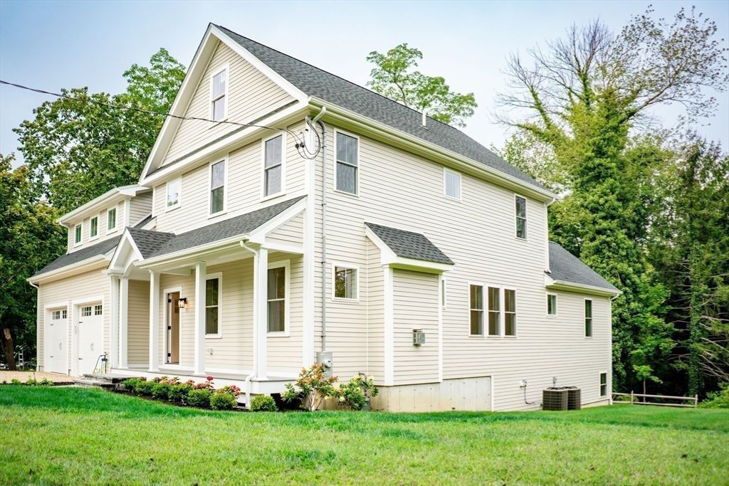 Attached, Backyard, Exterior, Facade, Farmhouse