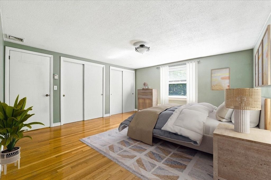 Bedroom, Interior, Wood Texture Flooring