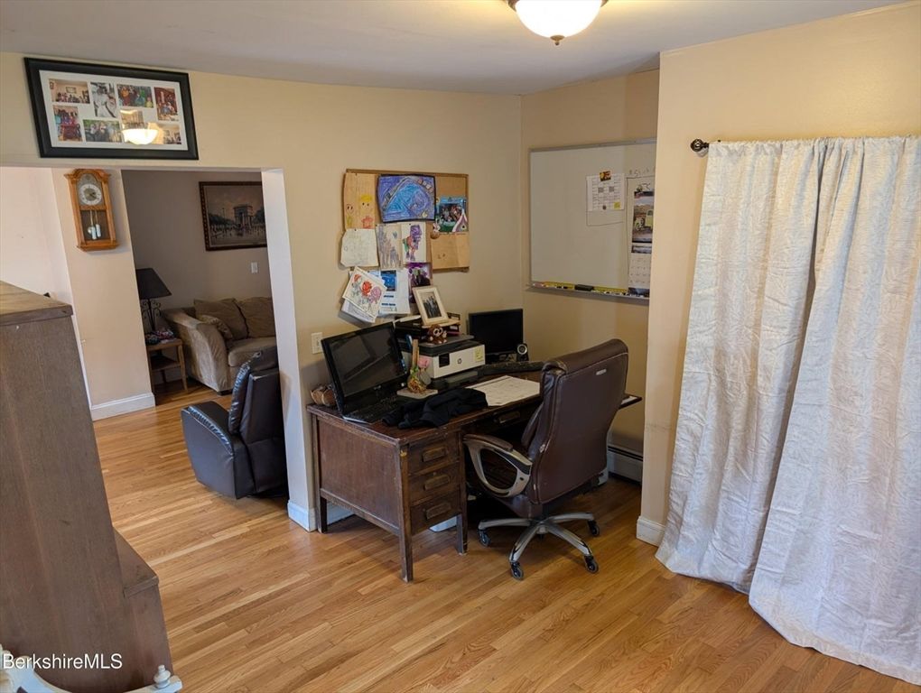 Home Office, Interior, Wood Texture Flooring