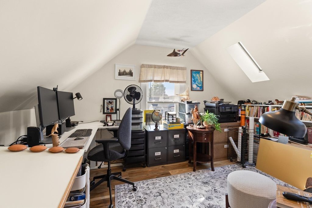 Home Office, Interior, Wood Texture Flooring