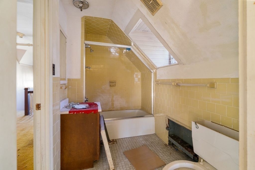 Bathroom, Fireplace, Interior