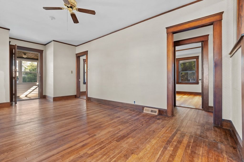 Empty room, Interior, Wood Texture Flooring