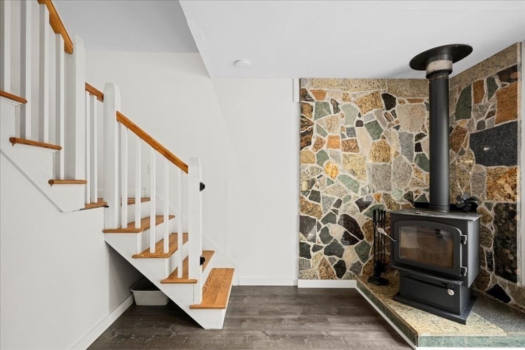 Fireplace, Interior, Wood Texture Flooring