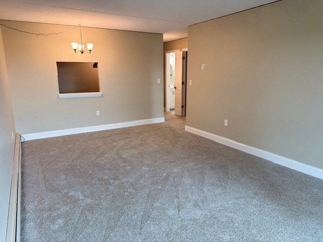 Chandelier, Empty room, Interior
