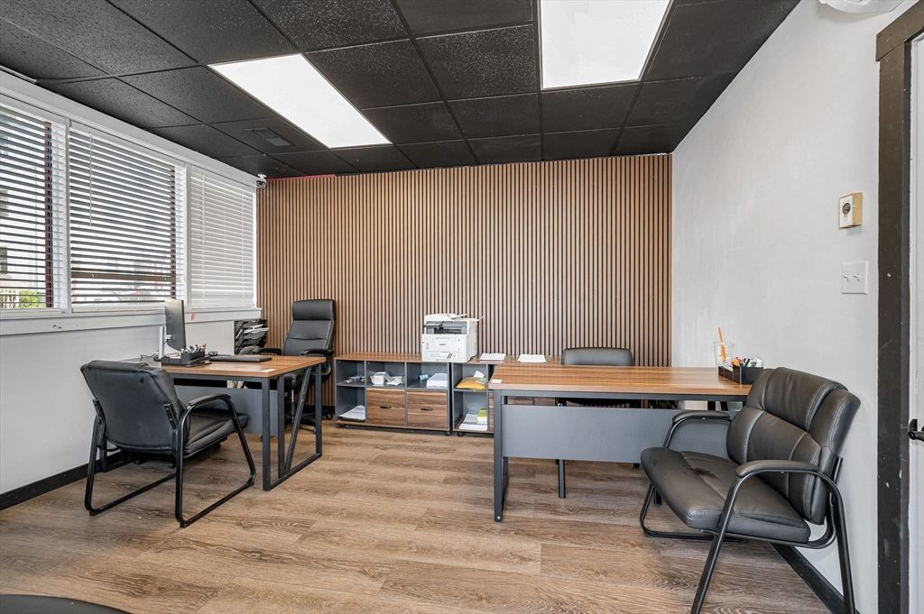 Home Office, Interior, Wood Texture Flooring