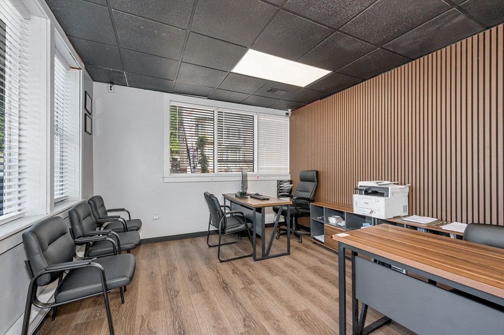 Home Office, Interior, Wood Texture Flooring