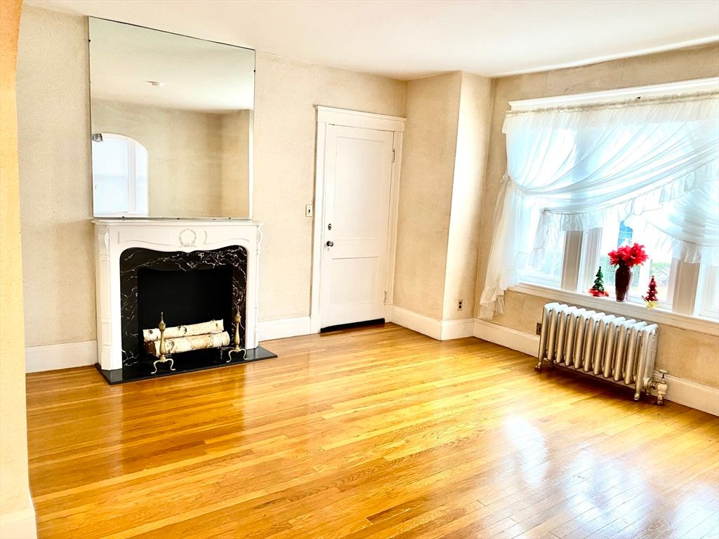 Fireplace, Interior, Wood Texture Flooring