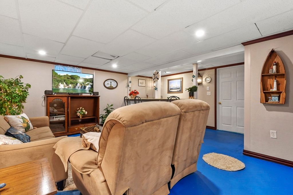 Interior, Living room, Recessed Lighting