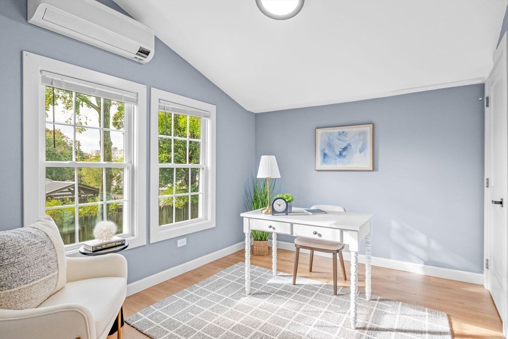 Home Office, Interior, Wood Texture Flooring