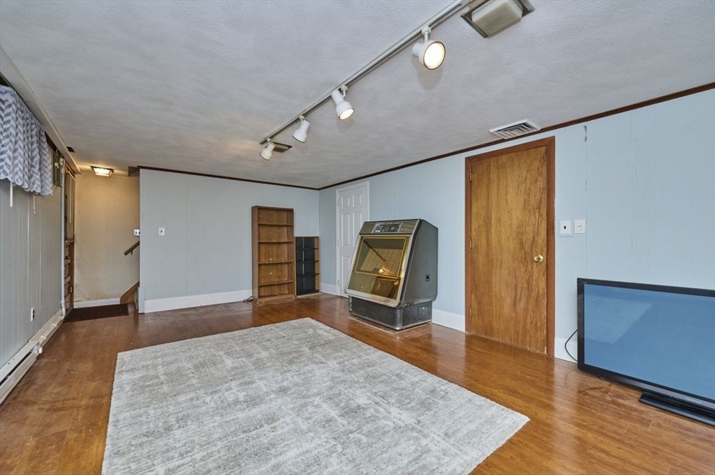 Empty room, Fireplace, Interior, Wood Texture Flooring