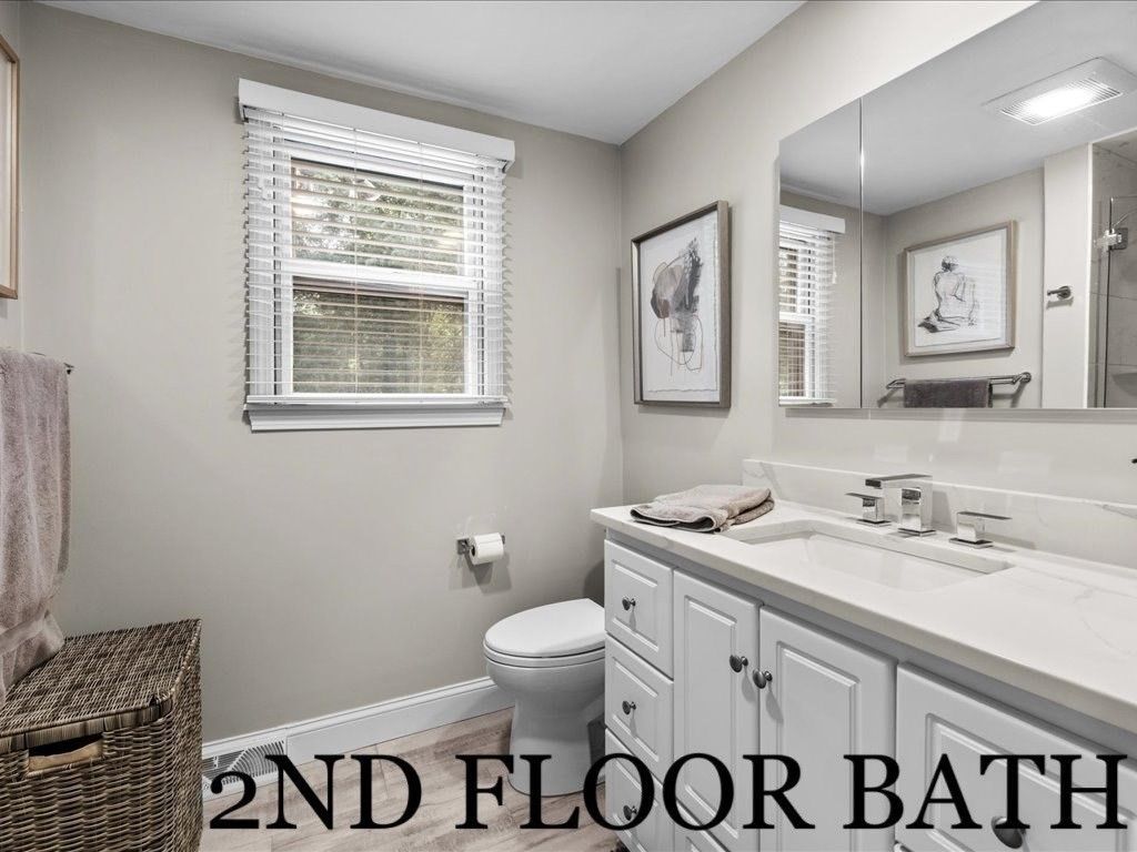 Bathroom, Interior, Wood Texture Flooring