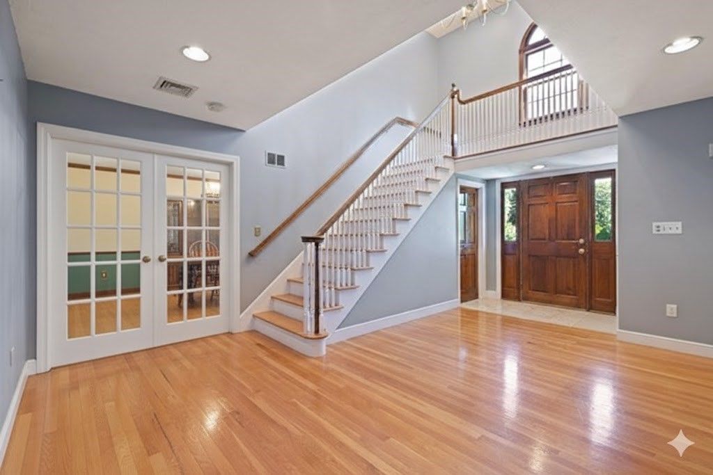 Interior, Recessed Lighting, Wood Texture Flooring