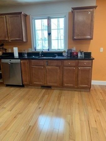 Interior, Kitchen, Wood Texture Flooring