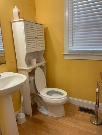 Bathroom, Interior, Wood Texture Flooring